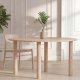 VENTURE HOME Hilo spisebord, oval - natur MDF med 3D-papir (130x110)