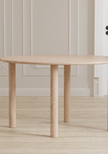 VENTURE HOME Hilo matbord 130*110 - Natur / Natur MDF med 3D-papper