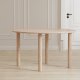 VENTURE HOME Hilo matbord 130*110 - Natur / Natur MDF med 3D-papper
