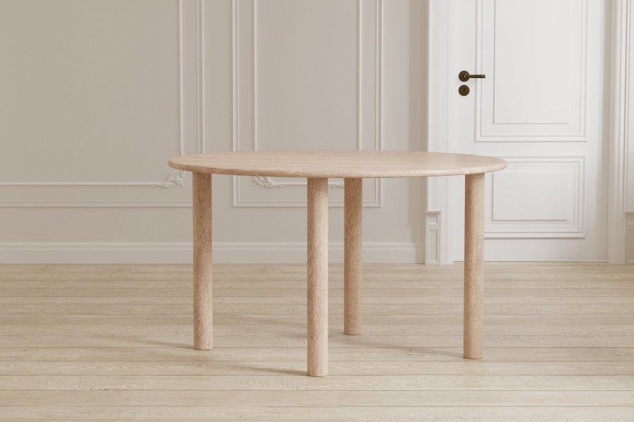 VENTURE HOME Hilo matbord 130*110 - Natur / Natur MDF med 3D-papper