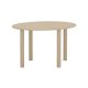 VENTURE HOME Hilo spisebord, oval - natur MDF med 3D-papir (130x110)