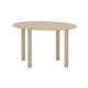 VENTURE HOME Hilo spisebord, oval - natur MDF med 3D-papir (130x110)