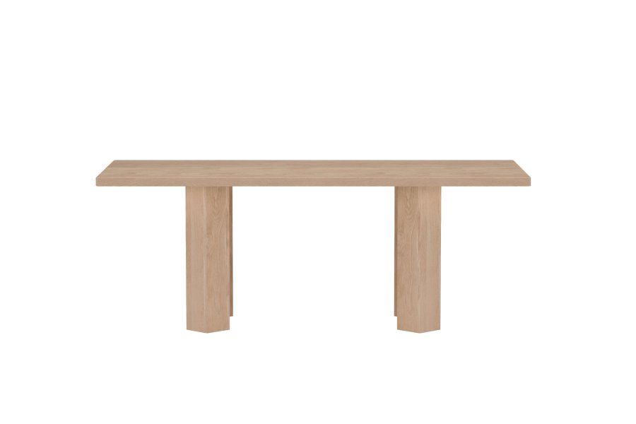 VENTURE HOME Lillehammer matbord - Natur / Natur MDF med 3D-papper
