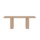 VENTURE HOME Lillehammer spisebord, rektangul�r - natur MDF med 3D-papir (200x90)