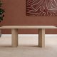 VENTURE HOME Lillehammer matbord - Natur / Natur MDF med 3D-papper