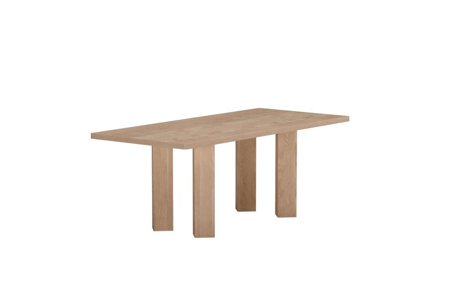 VENTURE HOME Lillehammer matbord - Natur / Natur MDF med 3D-papper