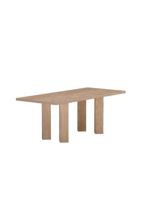 VENTURE HOME Lillehammer spisebord, rektangul�r - natur MDF med 3D-papir (200x90)