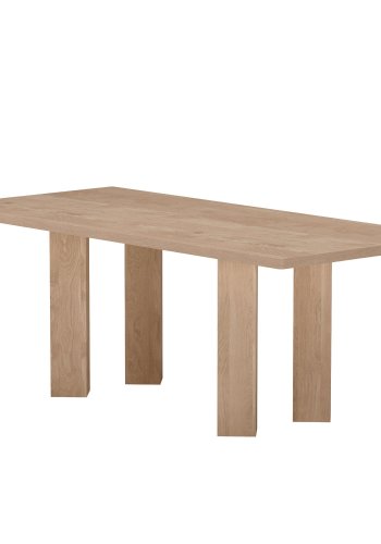 VENTURE HOME Lillehammer matbord - Natur / Natur MDF med 3D-papper