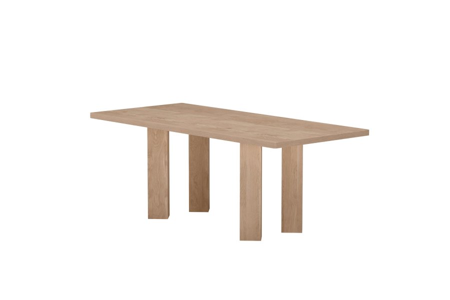 VENTURE HOME Lillehammer matbord - Natur / Natur MDF med 3D-papper