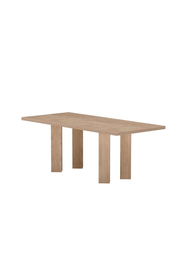 VENTURE HOME Lillehammer spisebord, rektangul�r - natur MDF med 3D-papir (200x90)