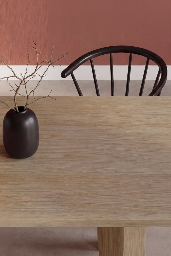 VENTURE HOME Lillehammer spisebord, rektangul�r - natur MDF med 3D-papir (200x90)