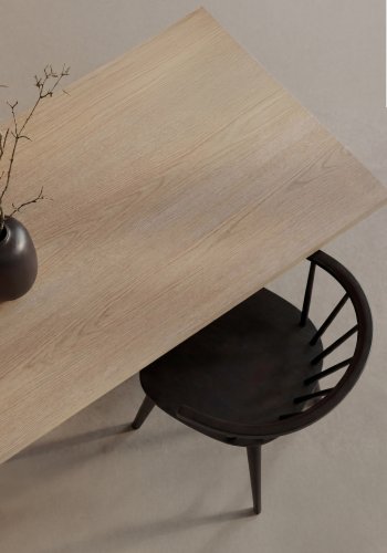 VENTURE HOME Lillehammer spisebord, rektangul�r - natur MDF med 3D-papir (200x90)
