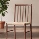VENTURE HOME Enes spisebordsstol - beige reb og mocca st�l