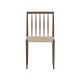 VENTURE HOME Enes spisebordsstol - beige reb og mocca st�l
