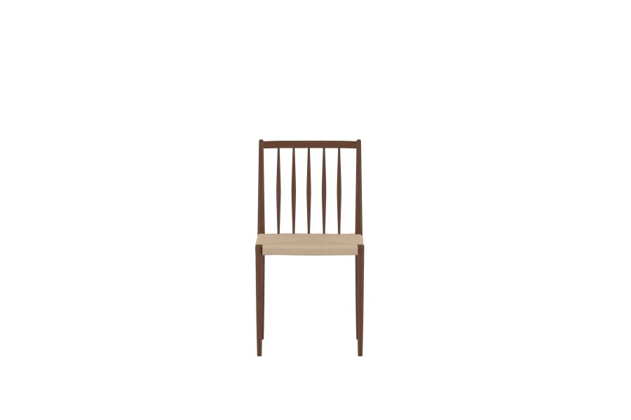 VENTURE HOME Enes Matstol - 2-pack - St�l Mocca / Beige Rep