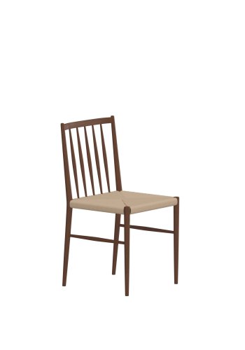 VENTURE HOME Enes Matstol - 2-pack - St�l Mocca / Beige Rep
