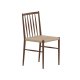 VENTURE HOME Enes spisebordsstol - beige reb og mocca st�l