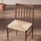 VENTURE HOME Enes spisebordsstol - beige reb og mocca st�l
