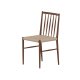 VENTURE HOME Enes spisebordsstol - beige reb og mocca st�l