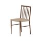 VENTURE HOME Enes spisebordsstol - beige reb og mocca st�l