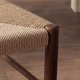 VENTURE HOME Enes spisebordsstol - beige reb og mocca st�l