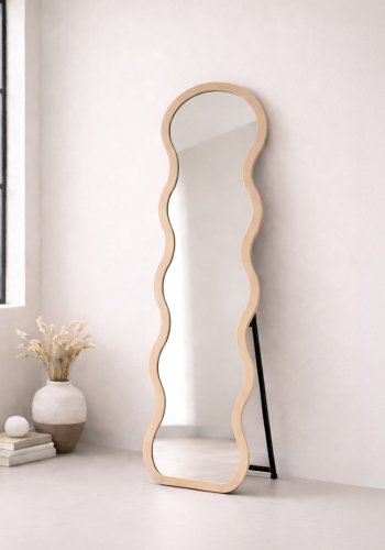 VENTURE HOME Loui Spegel - Beige / Klarglas