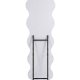 VENTURE HOME Loui gulvspejl, organisk - spejlglas og beige MDF (158x49)