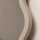 VENTURE HOME Loui gulvspejl, organisk - spejlglas og beige MDF (158x49)