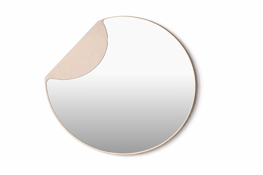 VENTURE HOME Mui Spegel - Beige / Klarglas