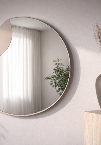 VENTURE HOME Mui Spegel - Beige / Klarglas