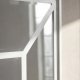 VENTURE HOME Lojf gulvspejl, rektangul�r - spejlglas og hvid aluminium (180x90)