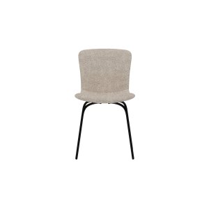 VENTURE HOME Linus Matstol - 2-pack - Svart / Beige Boucl�