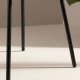 VENTURE HOME Linus spisebordsstol - beige boucl� stof og sort jern