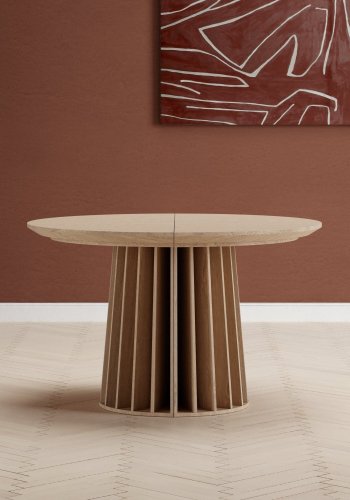 VENTURE HOME Dope matbord - Natur / Natur MDF med 3D-papper