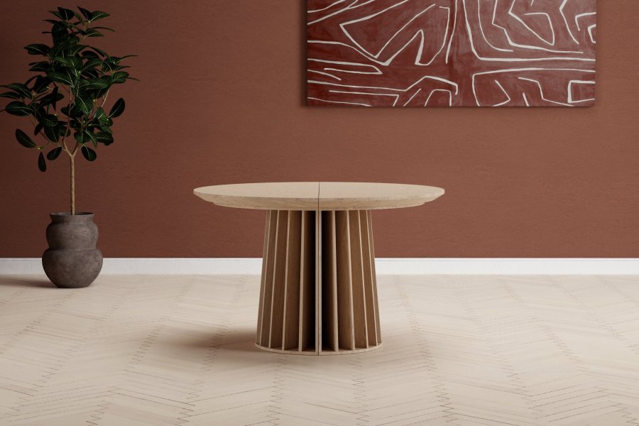VENTURE HOME Dope matbord - Natur / Natur MDF med 3D-papper