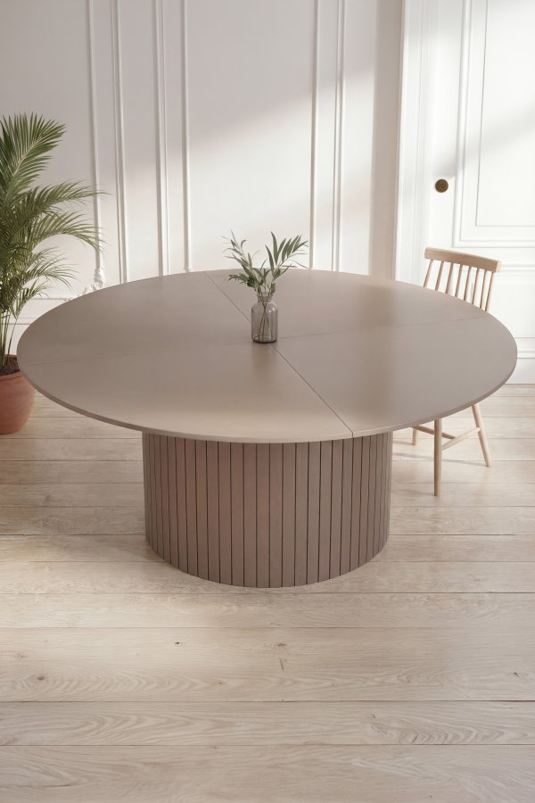 VENTURE HOME H�r�n spisebord, rund - brun MDF (�180) 