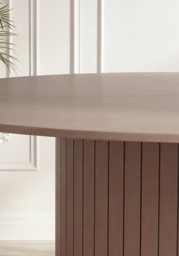 VENTURE HOME H�r�n spisebord, rund - brun MDF (�180) 