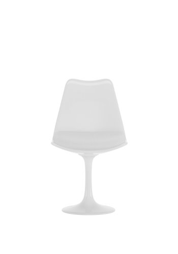 VENTURE HOME Hamden Matstol - 2-pack - Vit / Vit PP + Tyg