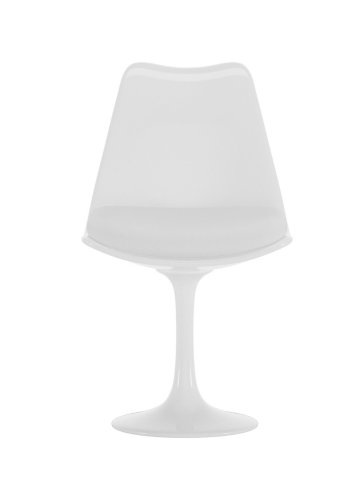 VENTURE HOME Hamden spisebordsstol - hvid PU, polypropylen og st�l