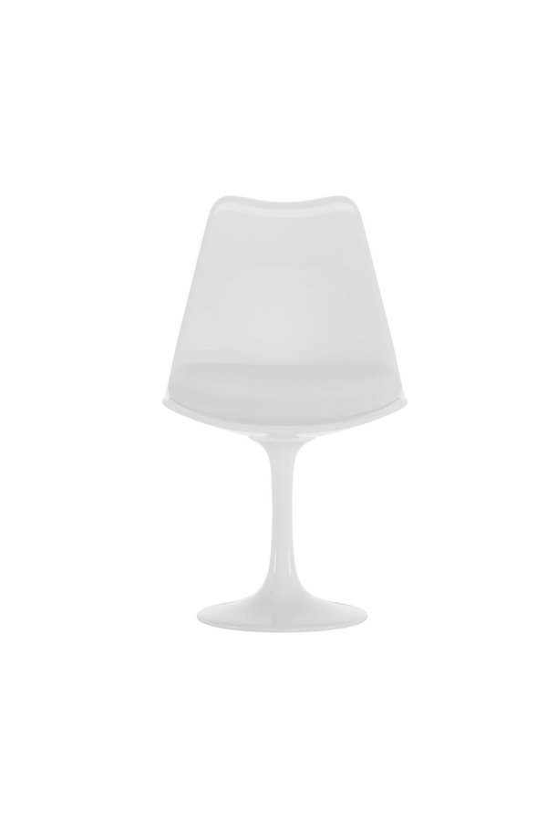 VENTURE HOME Hamden Matstol - 2-pack - Vit / Vit PP + Tyg