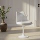 VENTURE HOME Hamden spisebordsstol - hvid PU, polypropylen og st�l