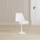 VENTURE HOME Hamden Matstol - 2-pack - Vit / Vit PP + Tyg