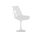 VENTURE HOME Hamden spisebordsstol - hvid PU, polypropylen og st�l