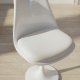 VENTURE HOME Hamden Matstol - 2-pack - Vit / Vit PP + Tyg