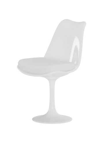 VENTURE HOME Hamden spisebordsstol - hvid PU, polypropylen og st�l