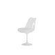 VENTURE HOME Hamden Matstol - 2-pack - Vit / Vit PP + Tyg