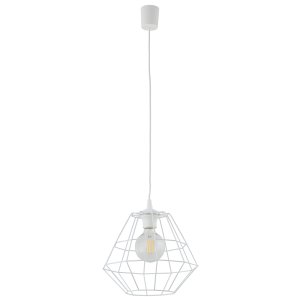 TK Diamant loftlampe D - hvid stl
