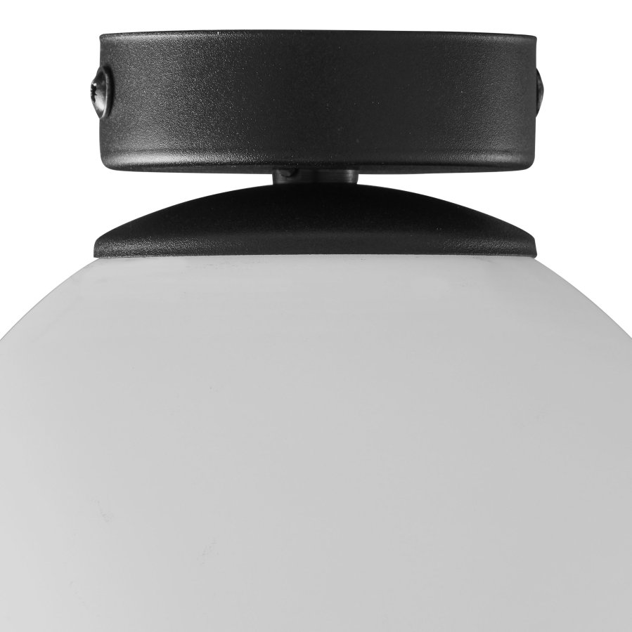 TK Celeste loftlampe - hvid glas og sort stl