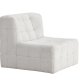 VENTURE DESIGN Malou 1-seters sofa - Metallramme / Beige stoff