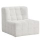 VENTURE DESIGN Malou 1-seters sofa - Metallramme / Beige stoff